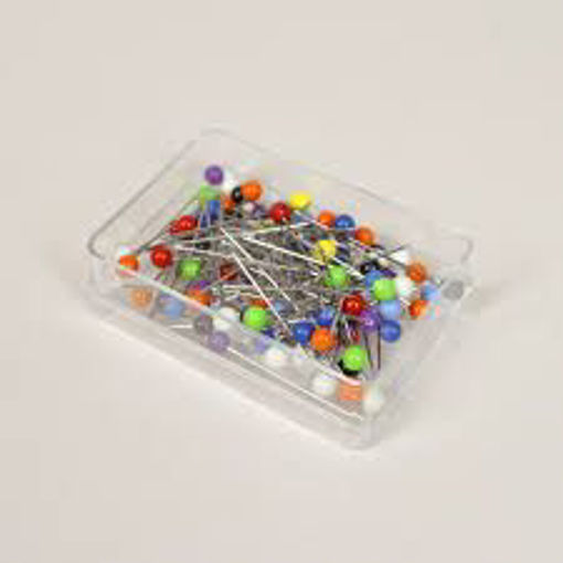 Picture of PLASTIC COLOUR HEADED PINS